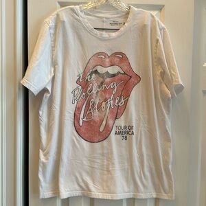 Abercrombie and Fitch distressed Rolling Stones tshirt